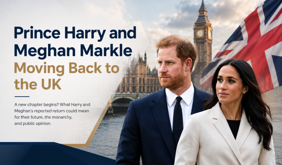 Harry and Meghan Moving Back to UK